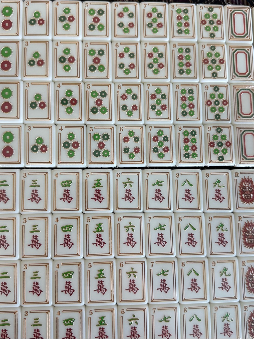 New American mahjong tiles, fast shipping